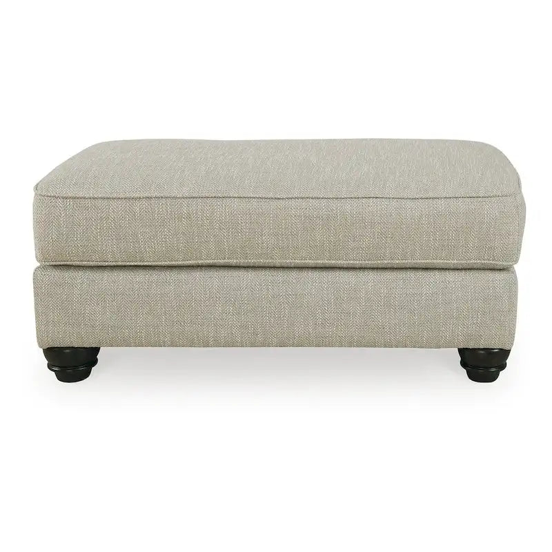 Ensemble de salon 4 pièces en tissu beige pour 5 à 6 personnes – Accoudoirs roulés