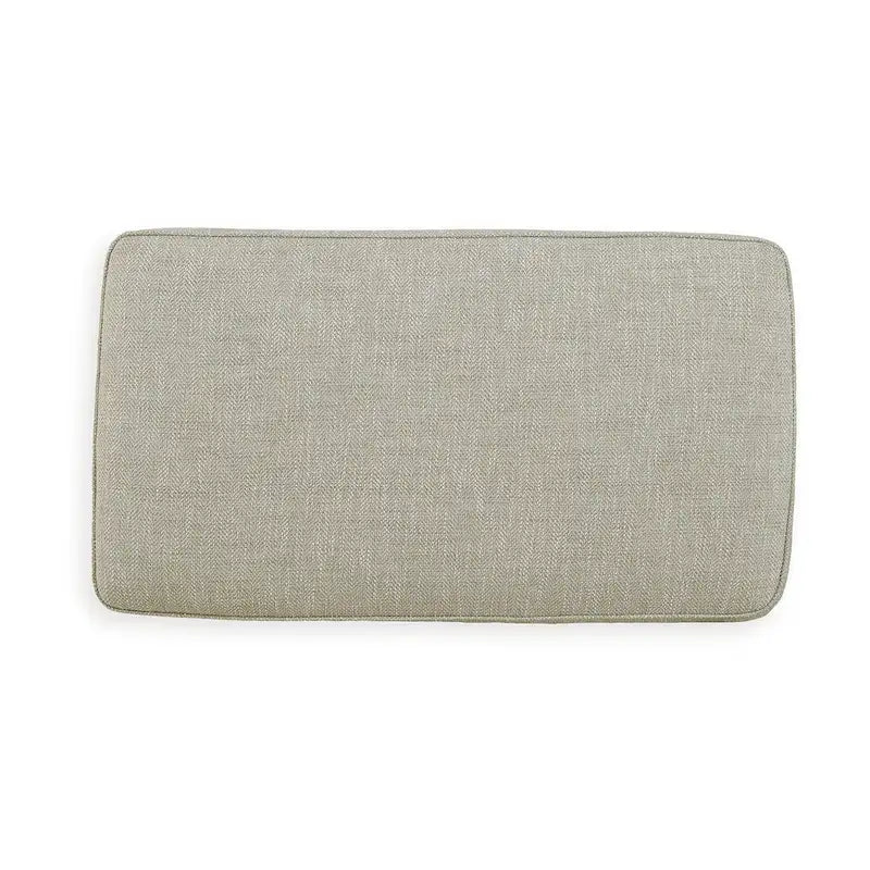 Ensemble de salon 4 pièces en tissu beige pour 5 à 6 personnes – Accoudoirs roulés