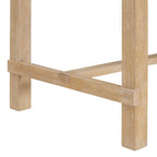 Ensemble de salle à manger hauteur comptoir 5 pièces en bois naturel (4 places)