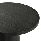 Chêne, Table d'appoint piédestal conique ronde, 1 pièce