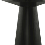 Chêne, Table d'appoint piédestal conique ronde, 1 pièce