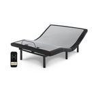Ensemble matelas hybride noir/blanc et base réglable – 2 personnes, Grand lit/Très grand lit/Très grand lit californien