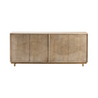 Buffet en bois 4 portes couleur beige