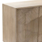 Buffet en bois 4 portes couleur beige