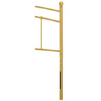 Tête de lit en métal arqué doré, taille King (simple)