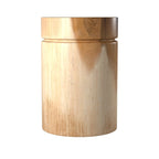 Table d'appoint ronde en bois d'acacia naturel – 1 pièce