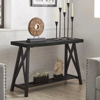 Console industrielle X-Base – Chêne / Marron / Gris / Noir