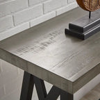 Console industrielle X-Base – Chêne / Marron / Gris / Noir