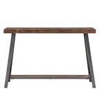 Console industrielle X-Base – Chêne / Marron / Gris / Noir