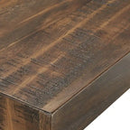 Console industrielle X-Base – Chêne / Marron / Gris / Noir
