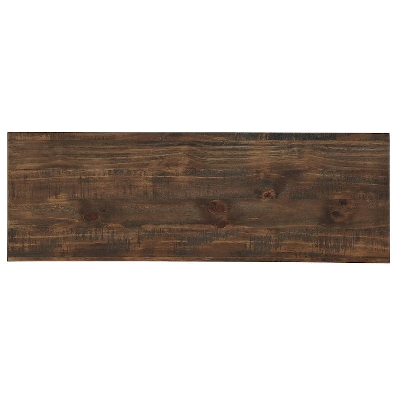 Console industrielle X-Base – Chêne / Marron / Gris / Noir