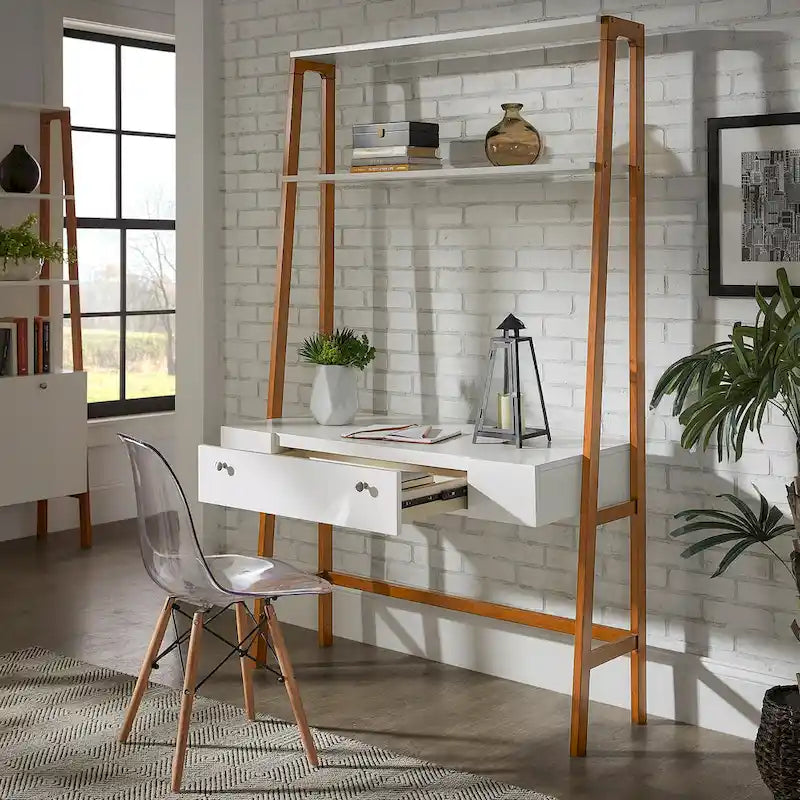 Lyvia 46 Wide Leaning/Ladder Desk by iNSPIRE Q Modern