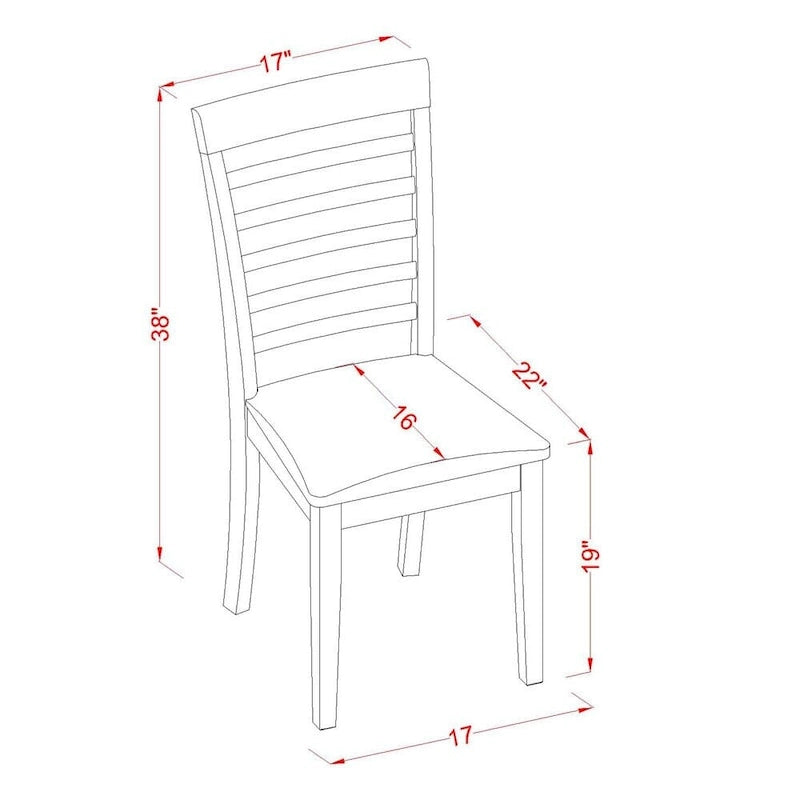Ensemble de salle à manger en acajou 6 personnes, options de chaises en bois/similicuir – Table, 4 chaises et banc
