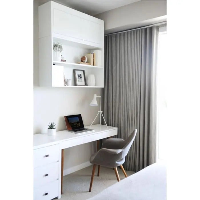 Fauteuil d'appoint rembourré en tissu patchwork multicolore / uni avec pieds en bois – Siège unique