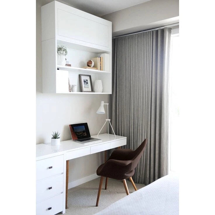 Fauteuil d'appoint rembourré en tissu patchwork multicolore / uni avec pieds en bois – Siège unique