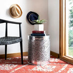 SAFAVIEH Dianna End Table - Silver - 15 x 15 x 19 - 15Wx15Dx19H