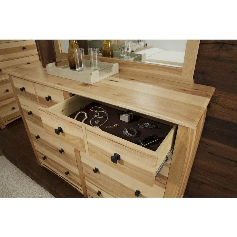 Ensemble de chambre à coucher King 5 pièces - Naturel / Contemporain
