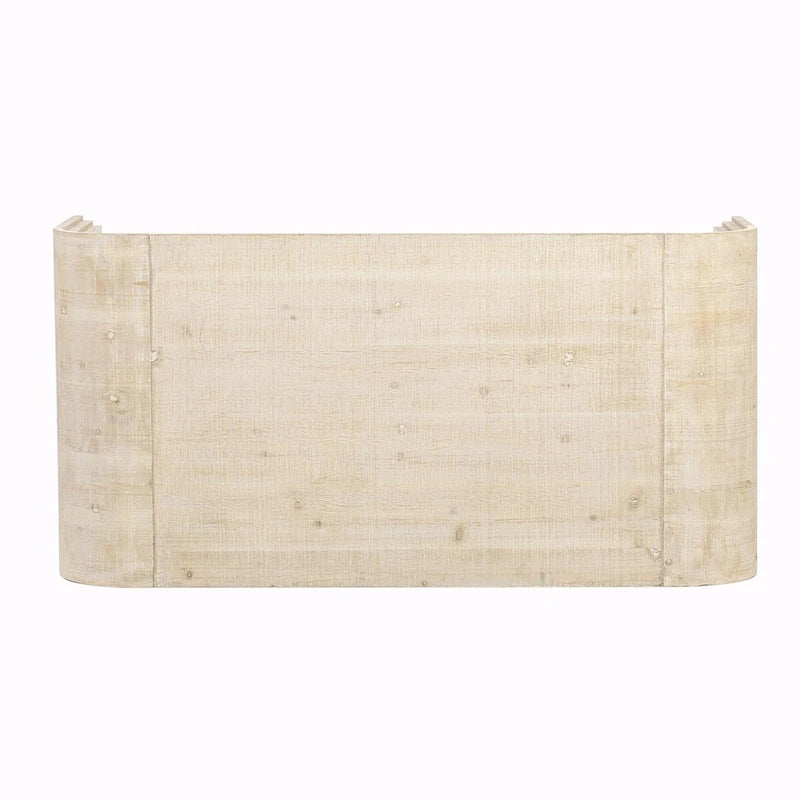 Table basse incurvée style rétro-moderne pour 1 ou 2 personnes, en bois teinté noir antique/bois naturel