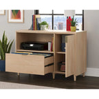 Meuble TV Jet Acacia et Érable Naturel, 2 couleurs, Convient aux téléviseurs jusqu'à 46"