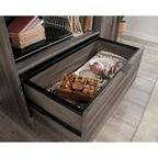 Meuble TV Jet Acacia et Érable Naturel, 2 couleurs, Convient aux téléviseurs jusqu'à 46"