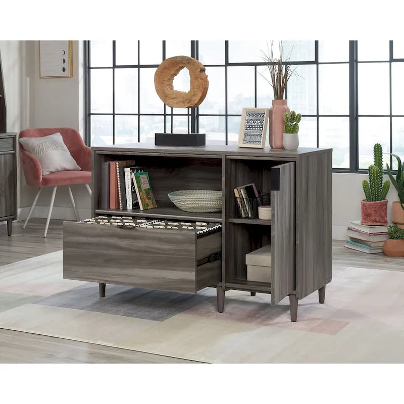 Meuble TV Jet Acacia et Érable Naturel, 2 couleurs, Convient aux téléviseurs jusqu'à 46"