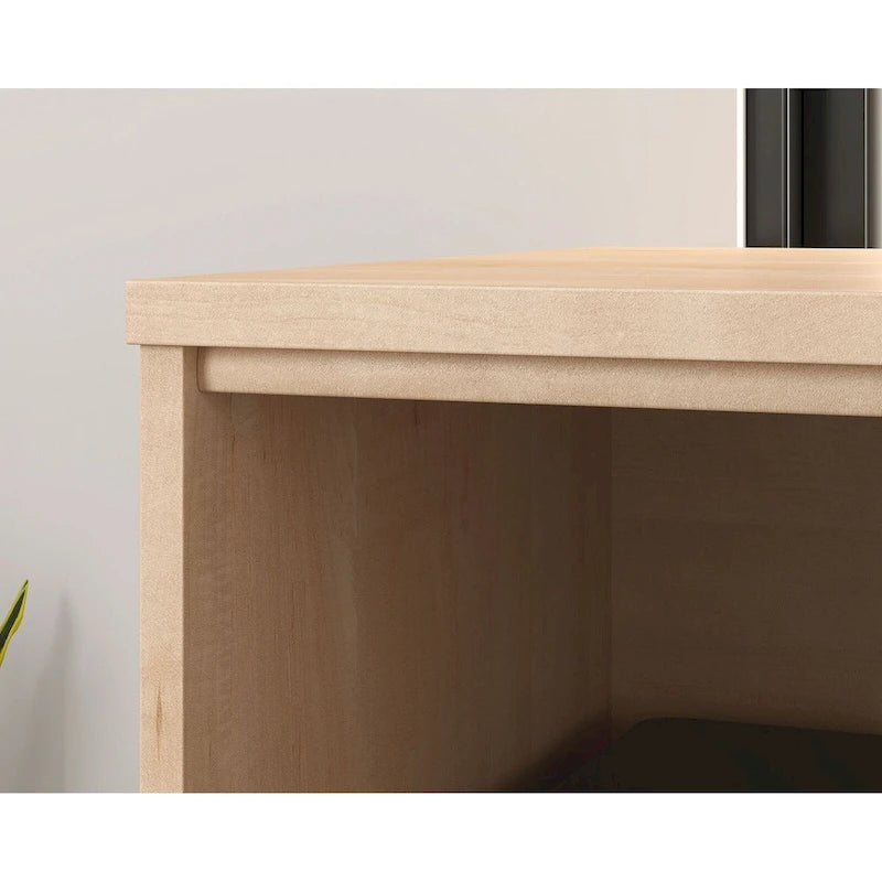 Meuble TV Jet Acacia et Érable Naturel, 2 couleurs, Convient aux téléviseurs jusqu'à 46"