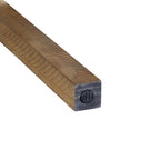 Banc en bois Chevron naturel/gris, 112 cm, 2 places