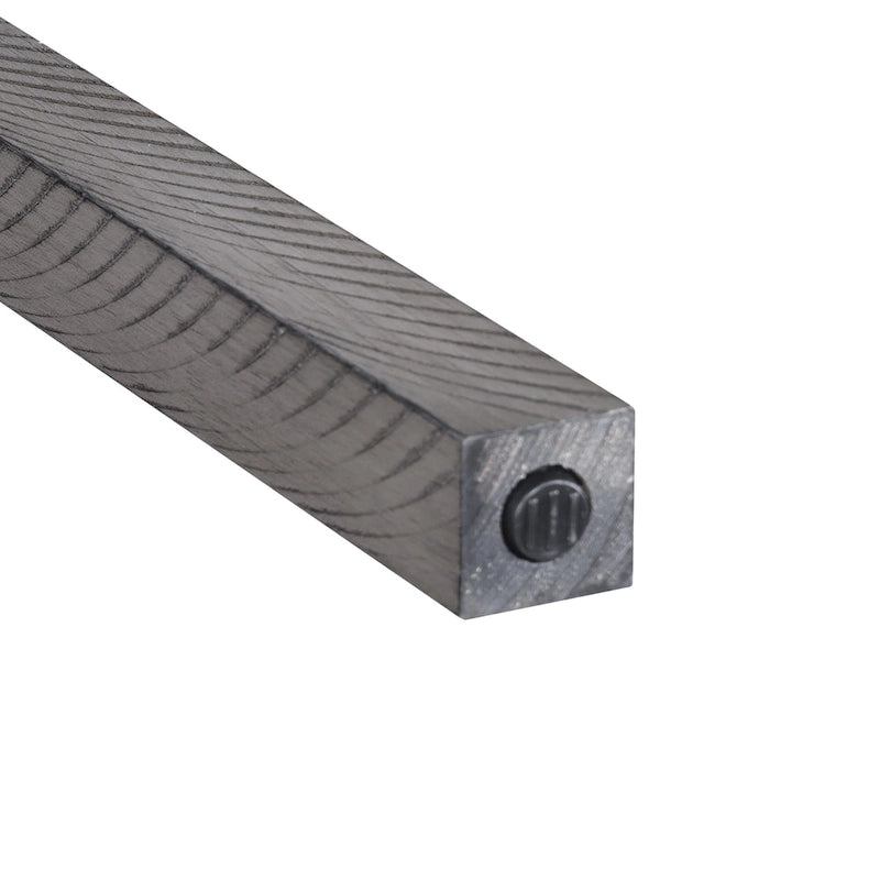 Banc en bois Chevron naturel/gris, 112 cm, 2 places
